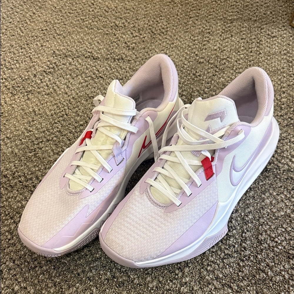 Nike Men’s Purple and White Basketball Shoes Size 10.5